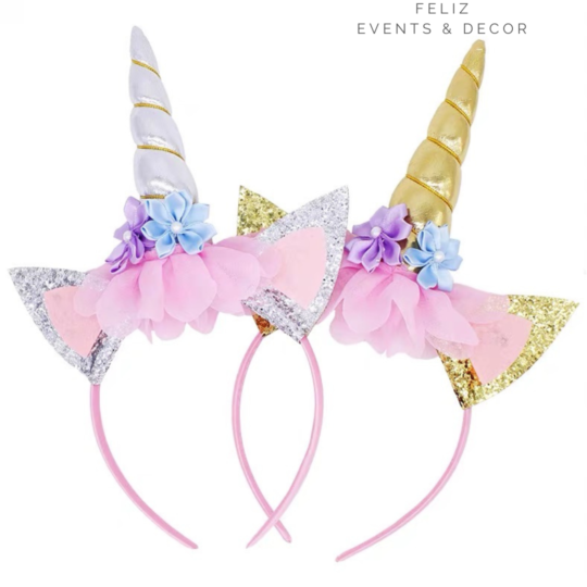 獨角獸頭箍, 獨角獸派對用品, 兒童生日頭飾, 萬聖節裝扮, 獨角獸角髮箍, Unicorn headband, unicorn party favors, kids costume accessory, birthday hair hoop, magical unicorn horn.